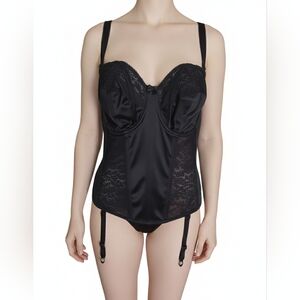 Elegant Black‎ Lace Bustier/ Corsets
